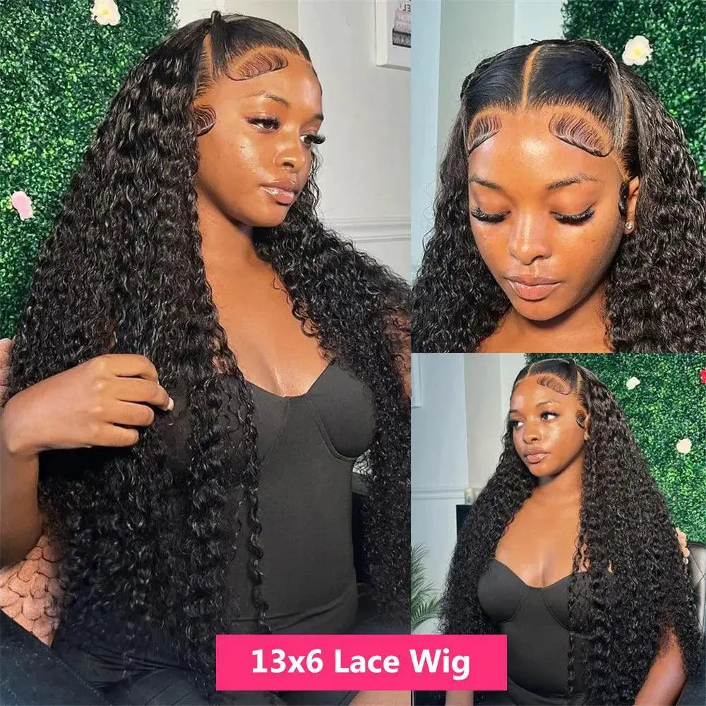 Gabrielle 13x6 Lace Front Deep Wave Remy Wig 180 Density