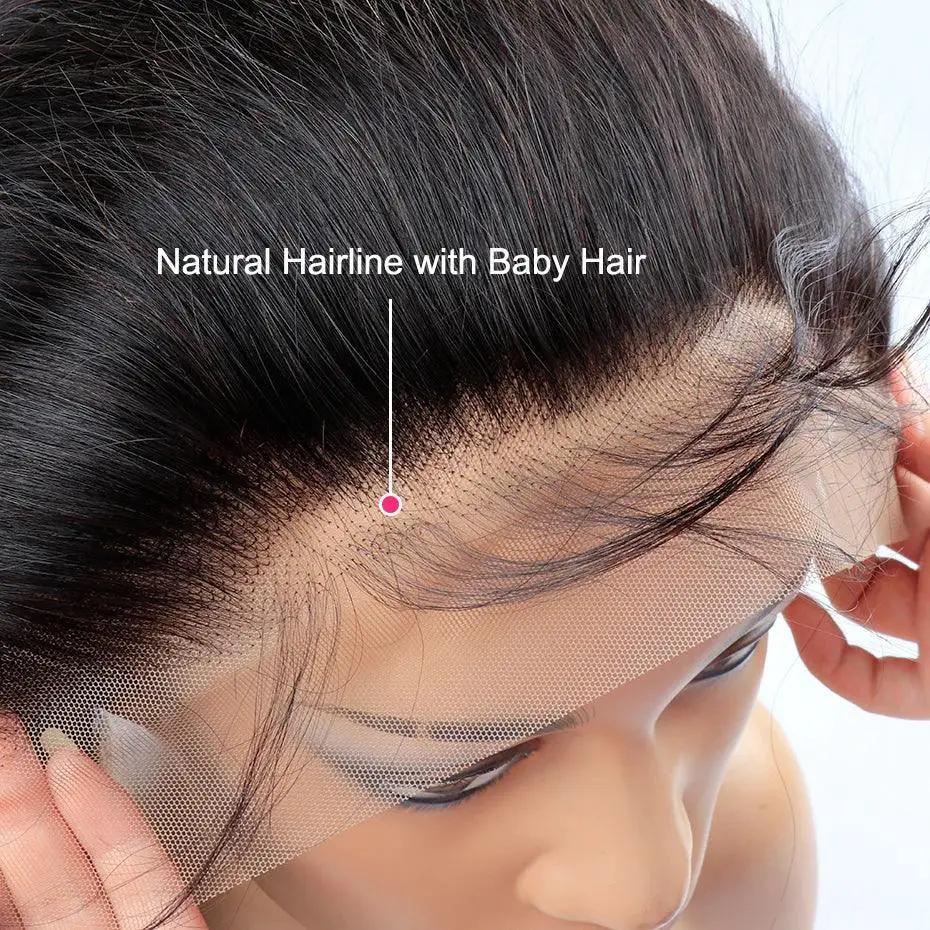 Gabrielle Straight Remy Brazilian Lace Frontal Closure Set