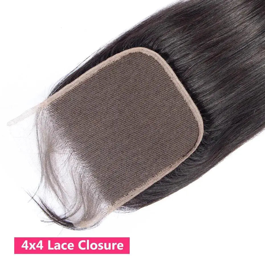 Gabrielle Straight Remy Brazilian Lace Frontal Closure Set