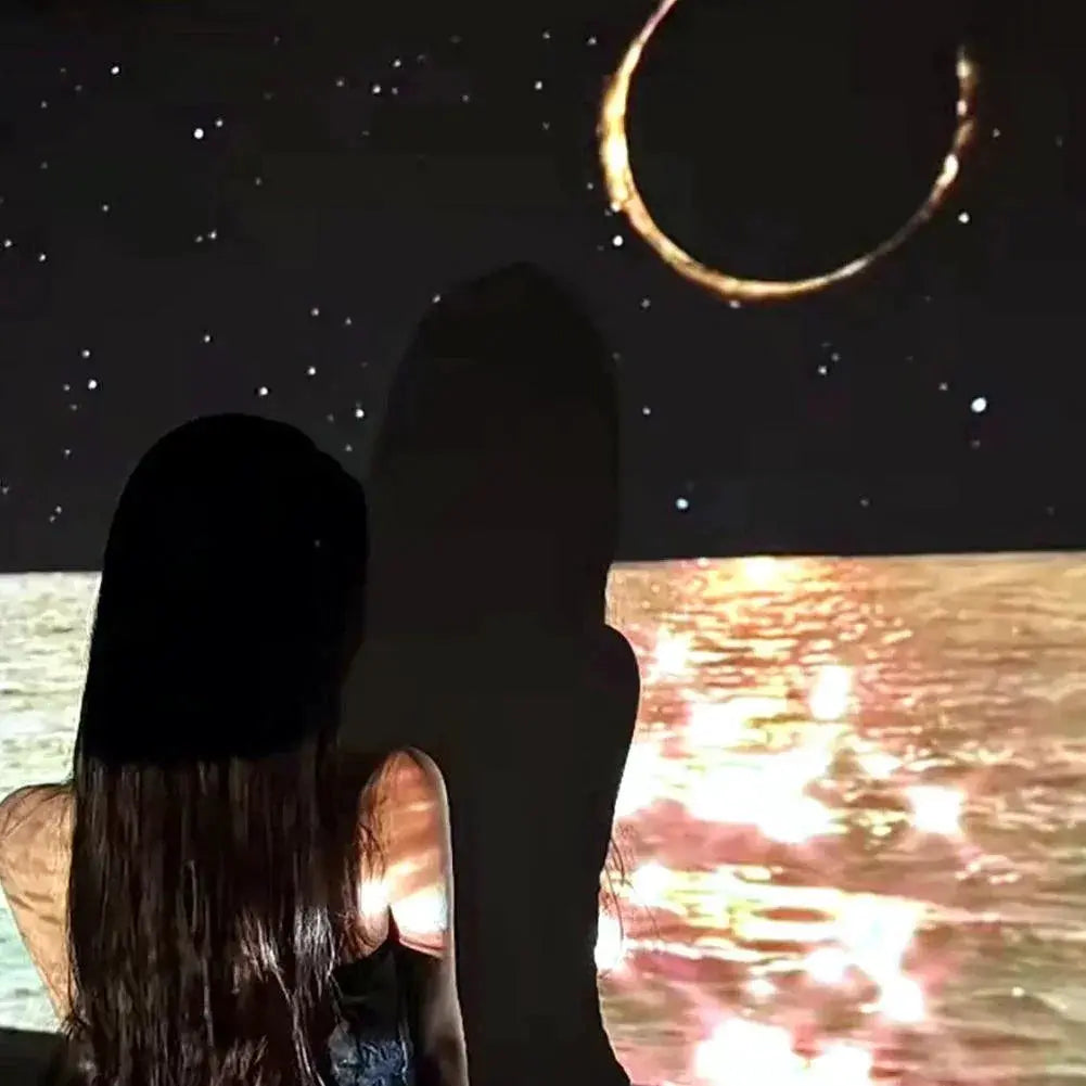 Galaxy Moon Projection Lamp for Event Decor and Night Light