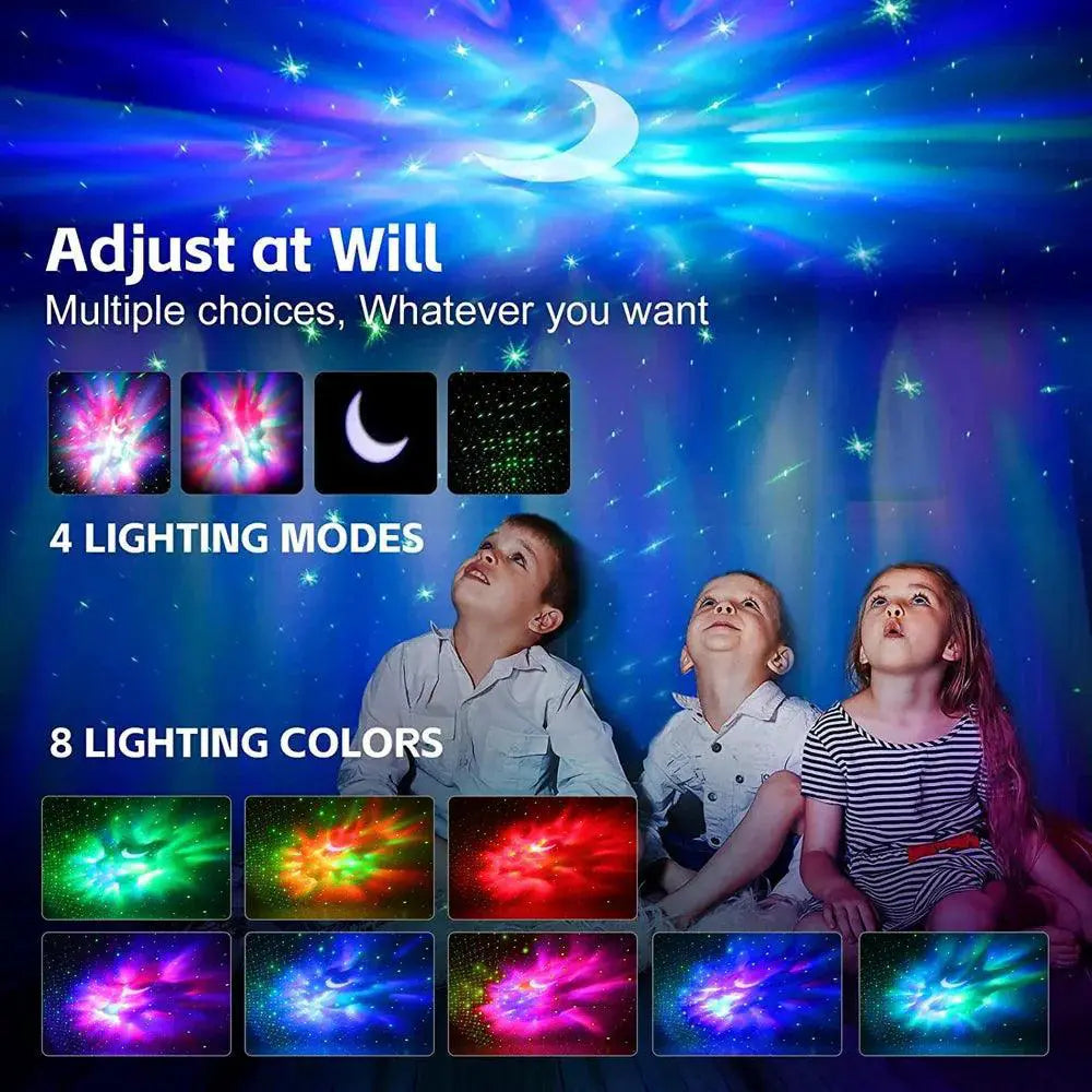 Galaxy Projector Night Light With Bluetooth Music For Kids