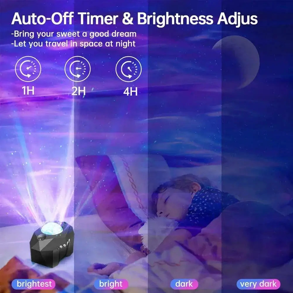 Galaxy Star Projector With Bluetooth Speaker And Remote