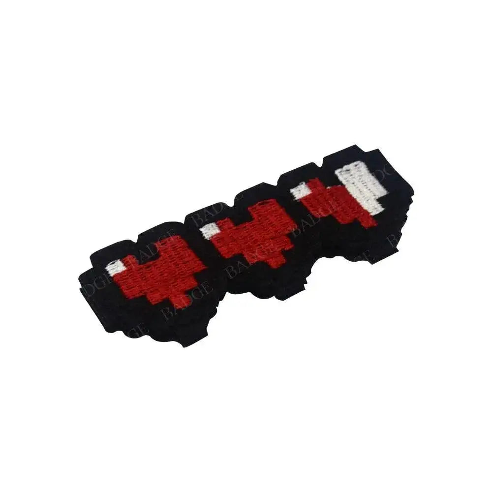 Game Over Button Embroidered Patch For Video Games
