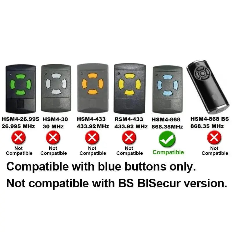 Garage Door Remote Control Keychain Transmitter Access