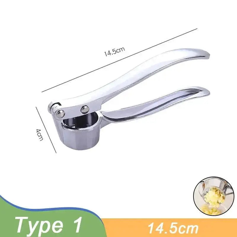 Garlic Press Mincer Premium Stainless Steel Kitchen Tool