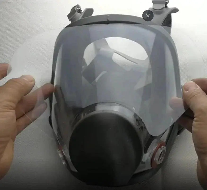 Gas Mask Lens Protector Premium Film for 3M 6800 Respirator