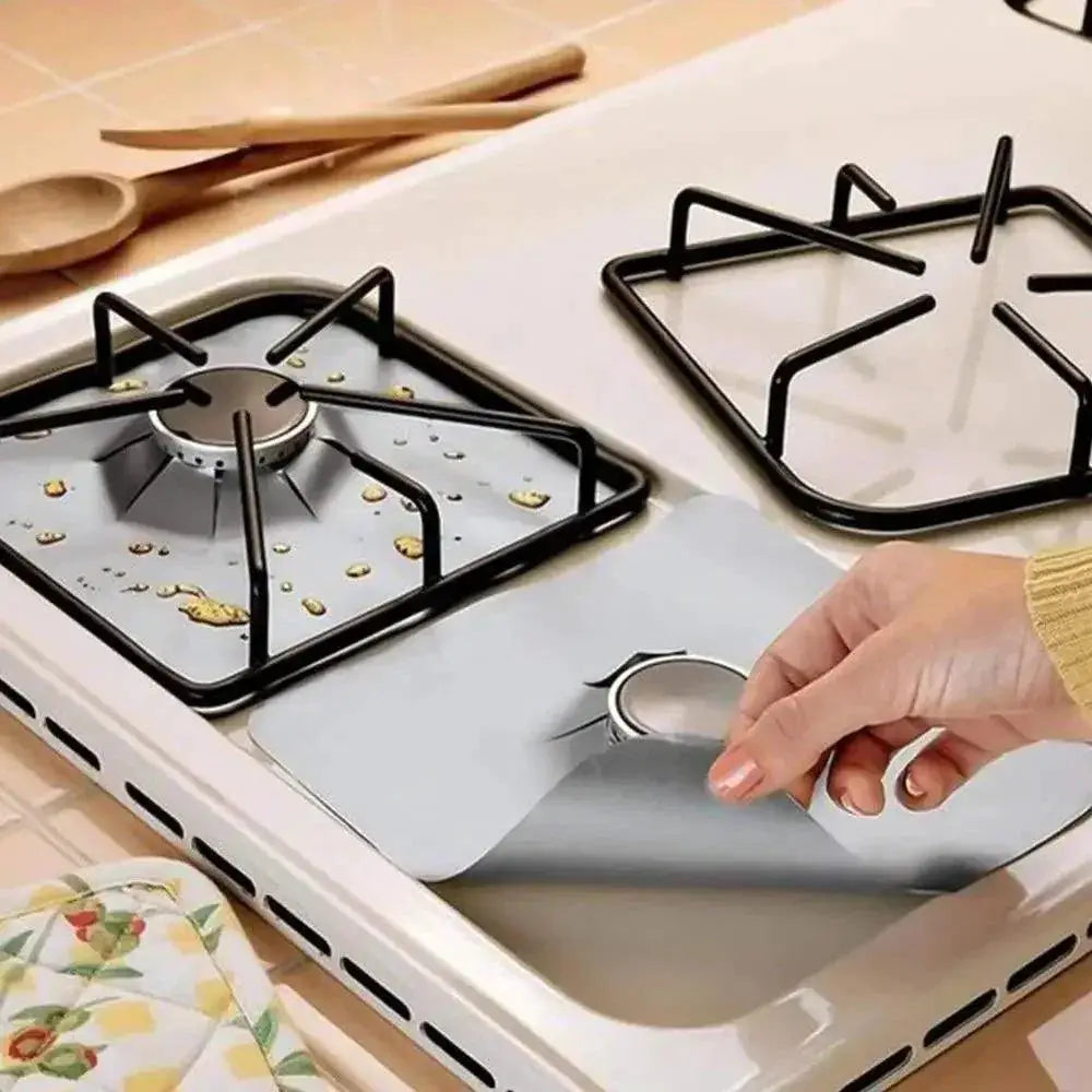 Gas Stove Liners Reusable Nonstick Covers Sets 1 2 4