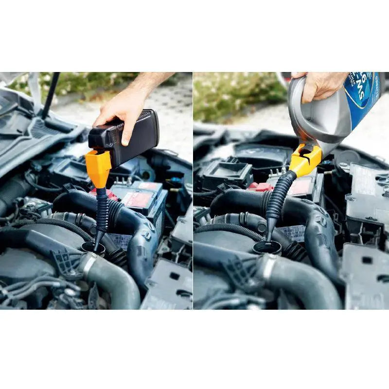 Efficient Gasoline and Oil Funnel for Cars and Motorcycles