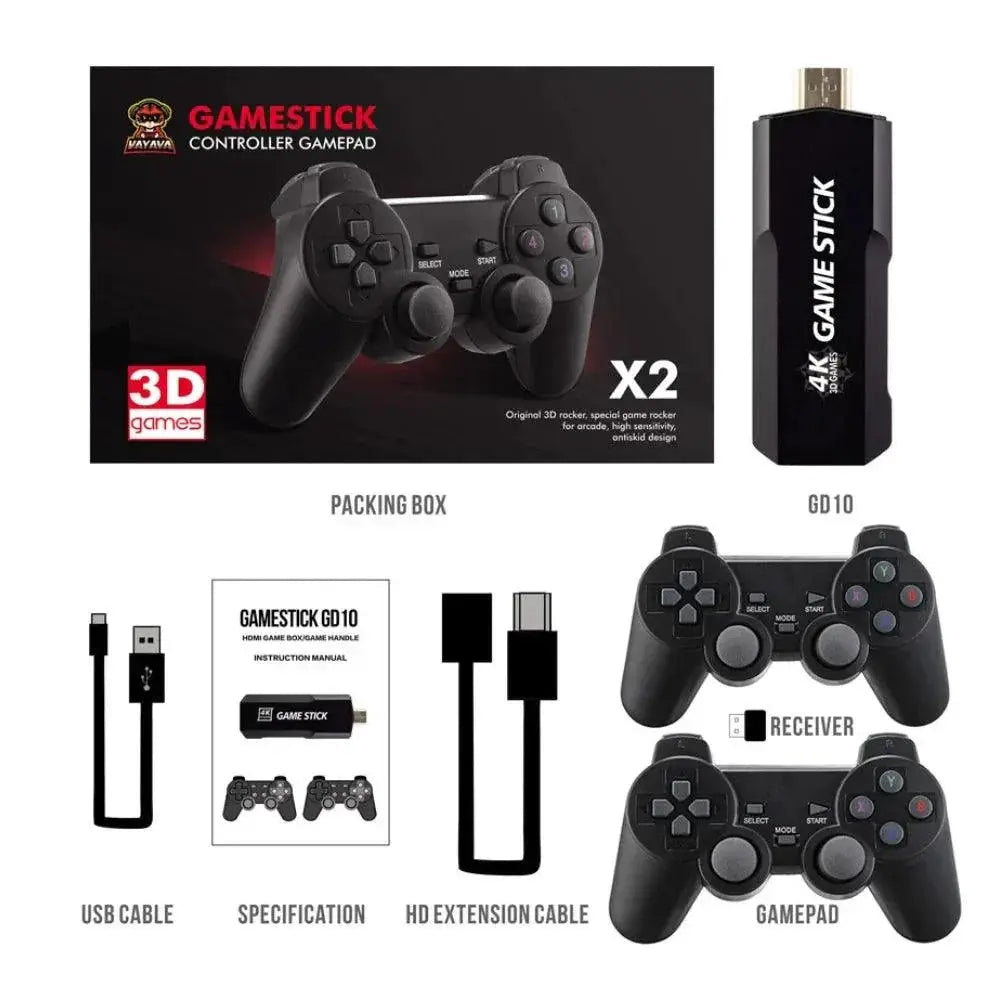 GD10 X2 Plus Retro Game Console 4K HDMI Output Stick
