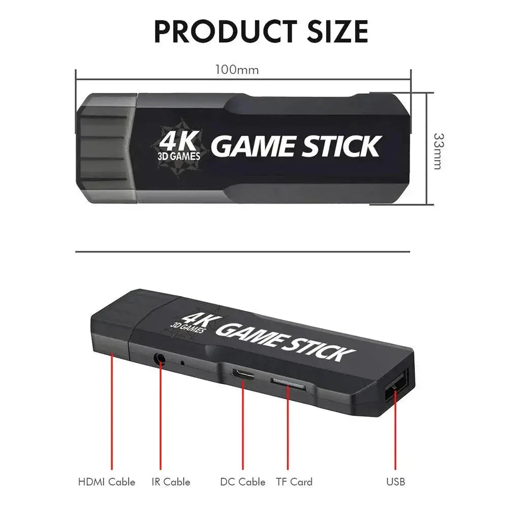 GD10 X2 Plus Retro Game Console 4K HDMI Output Stick