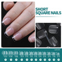 Gel Coffin False Nails: Ultimate Nail Extension Kit Set