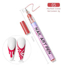 Gel Nail Art Pen Set: Precision Brush Marker for Art