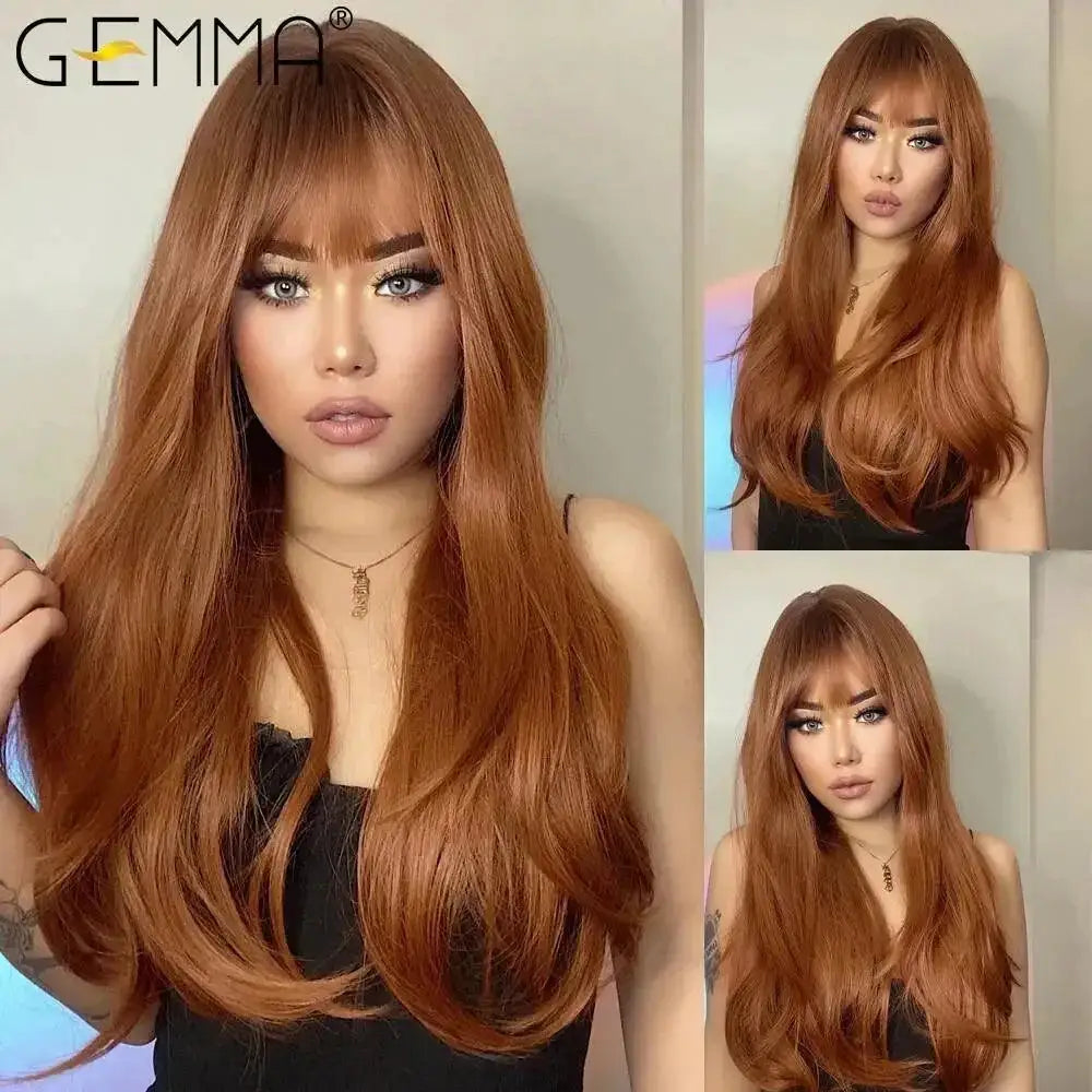 Gemma Ombre Brown Blonde Wig For Style Transformation