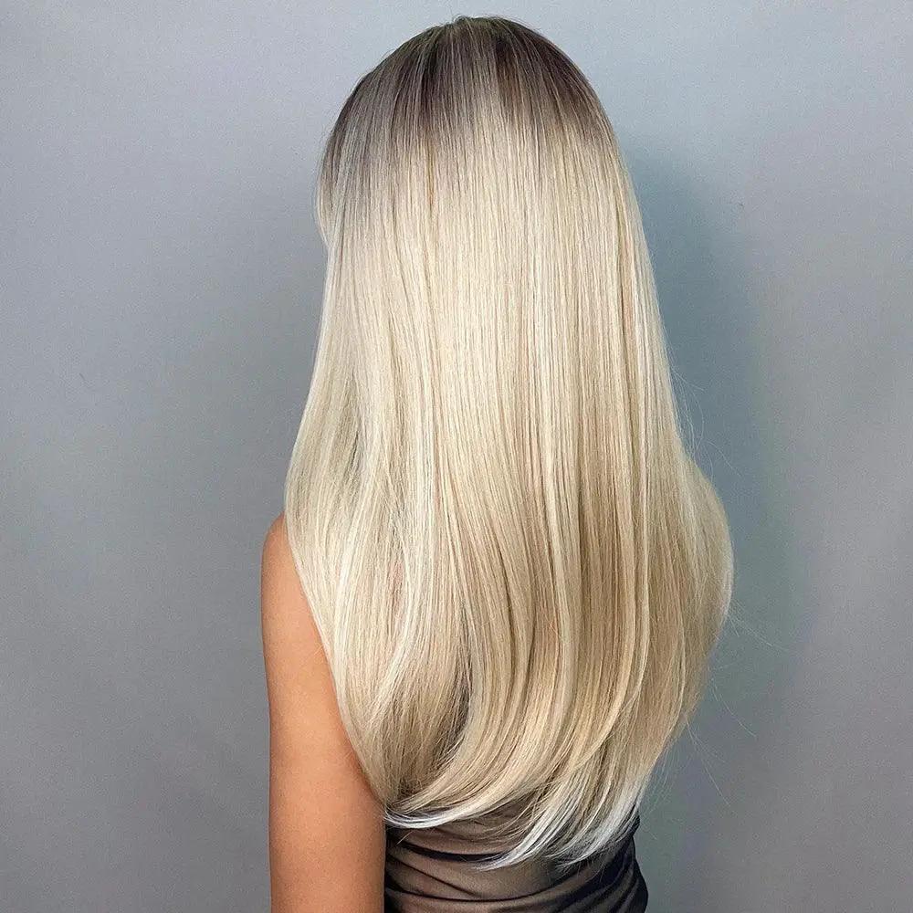 Gemma Ombre Brown Blonde Wig For Style Transformation