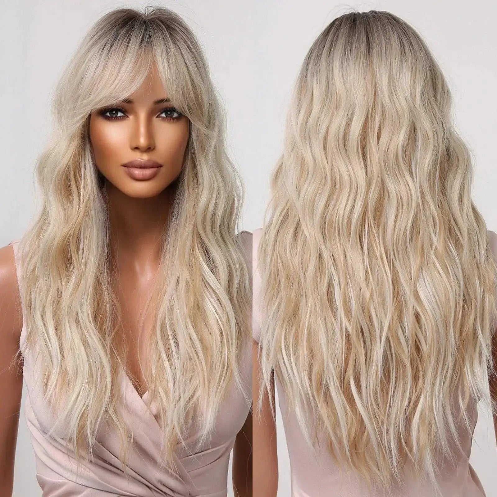 Gemma Ombre Brown Blonde Wig For Style Transformation