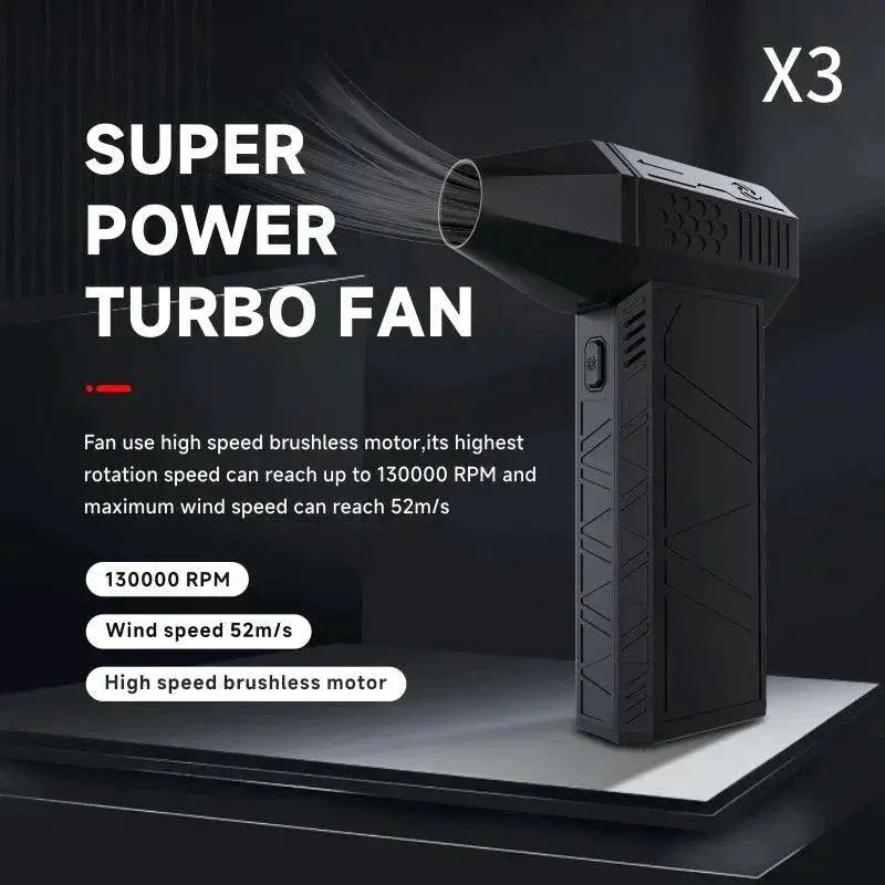 Generation 3 X3 Mini Turbo Fan Three Speed 52 Meters Per Sec