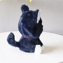 Genshin Black Scaramouche Cat Plush Toy Soft Pillow For Kids