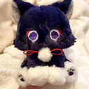 Genshin Anime Cat Plush Toy Fluffy Cosplay Doll Gift