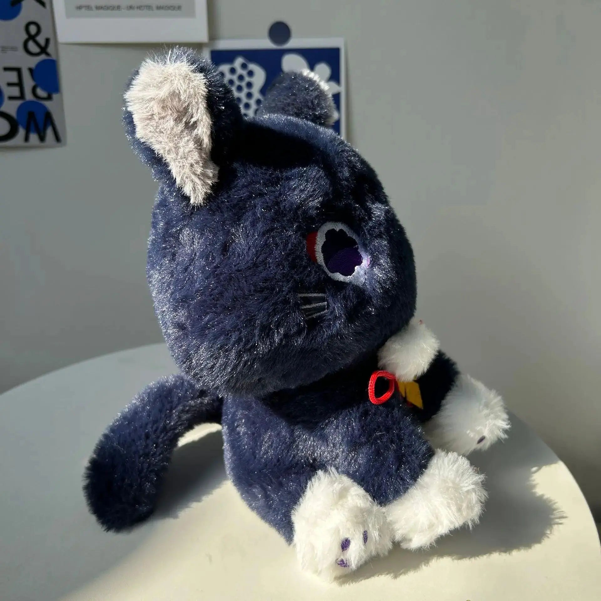 Genshin Anime Cat Plush Toy Fluffy Cosplay Doll Gift