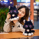 Genshin Impact Black Cat Plush Toy Pillow Fluffy Soft