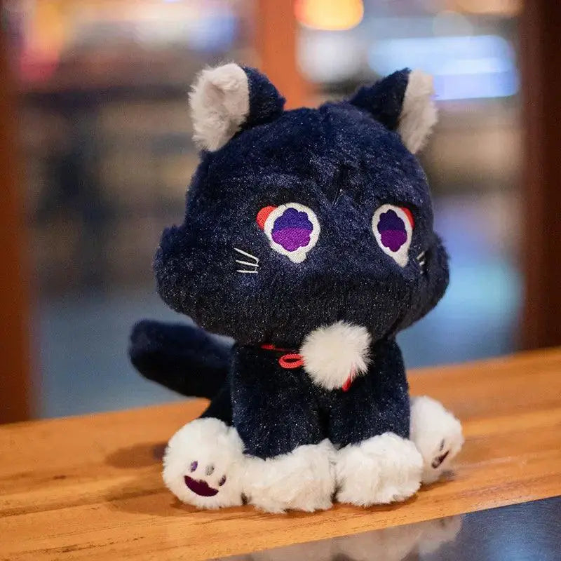 Cozy Black Cat Plush Pillow for Gamers — product view 10