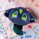 Genshin Impact Black Cat Plush Toy Pillow Fluffy Soft