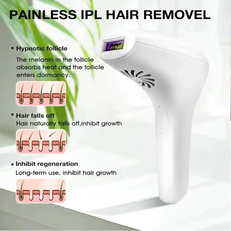 Gentle IPL Hair Removal Device for Home