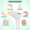 Gentle IPL Hair Removal Device for Home