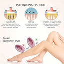 Gentle IPL Hair Removal Device for Home