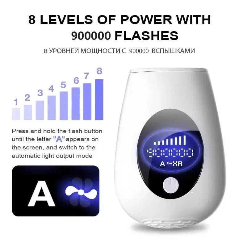 Gentle IPL Hair Removal Device for Home