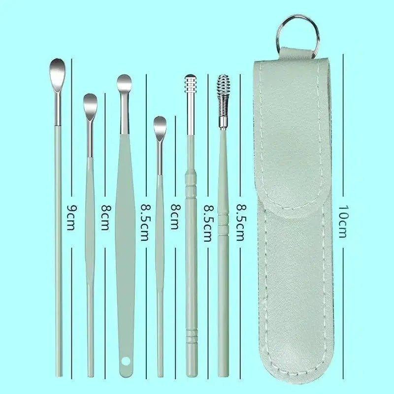Gentle Stainless Steel Ear Care Kit for Wax Removal