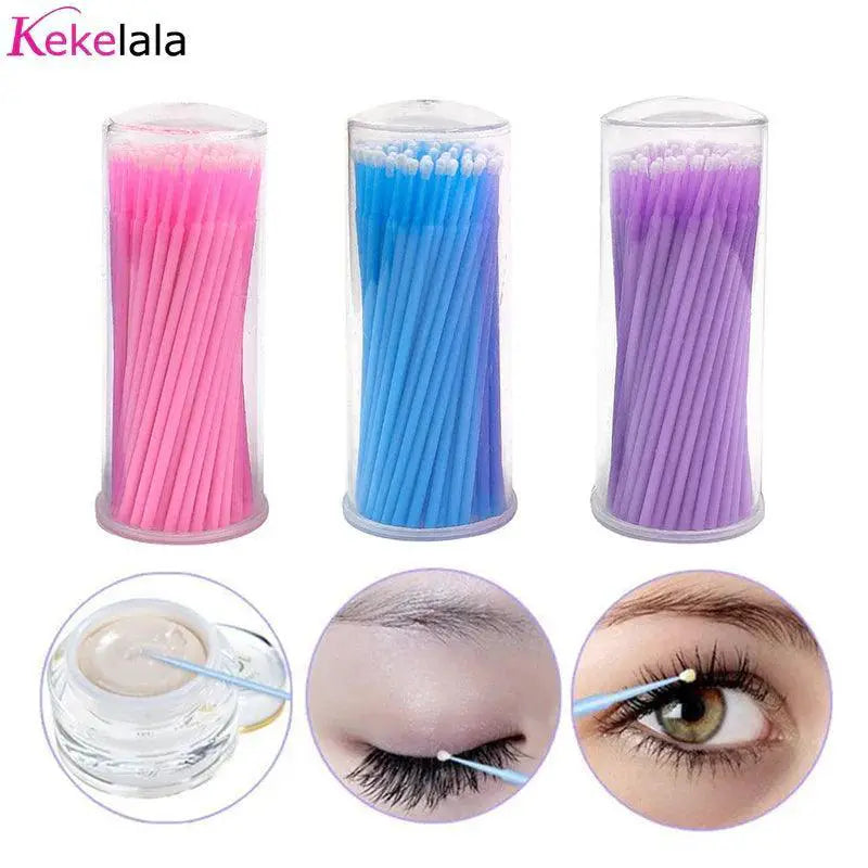 GentleTouch Eyelash Extension Swabs Makeup Applicators Set