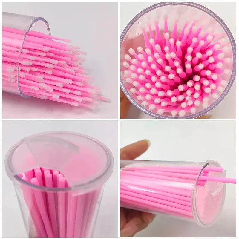 GentleTouch Eyelash Extension Swabs Makeup Applicators Set