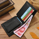 Genuine Leather Men's Wallet Stylish Coin Card Holder Purse
