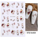 Durable Geometric Nail Stickers for Pros