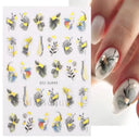 Durable Geometric Nail Stickers for Pros