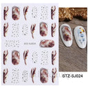 Durable Geometric Nail Stickers for Pros