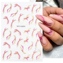 Durable Geometric Nail Stickers for Pros