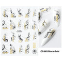 Durable Geometric Nail Stickers for Pros