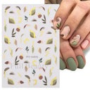 Durable Geometric Nail Stickers for Pros