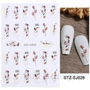 Durable Geometric Nail Stickers for Pros