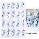 Durable Geometric Nail Stickers for Pros