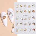 Durable Geometric Nail Stickers for Pros