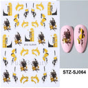 Durable Geometric Nail Stickers for Pros
