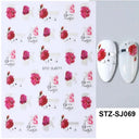 Durable Geometric Nail Stickers for Pros