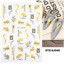 Durable Geometric Nail Stickers for Pros