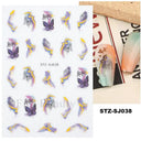Durable Geometric Nail Stickers for Pros
