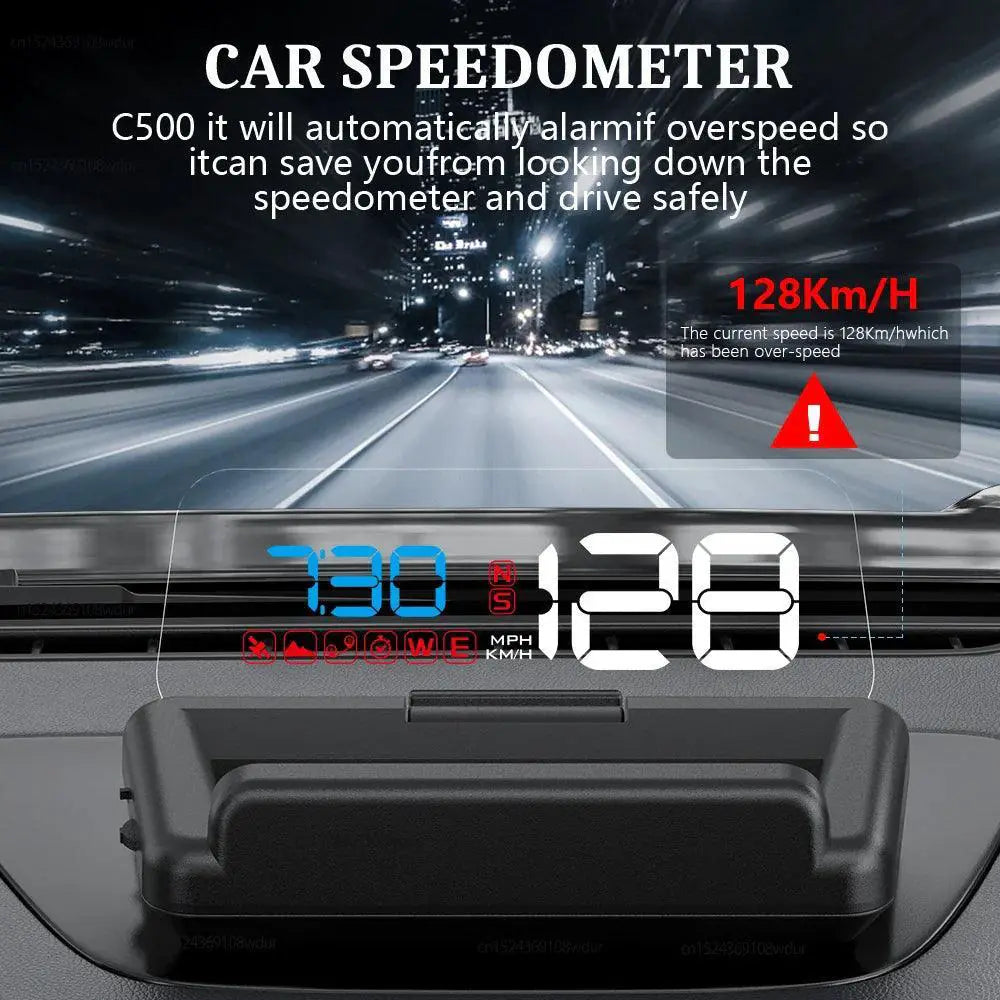 Geyiren C500 GPS HUD Drive Safer With Real Time Info