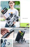Easy Transport Folding Grocery Cart