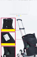 Easy Transport Folding Grocery Cart